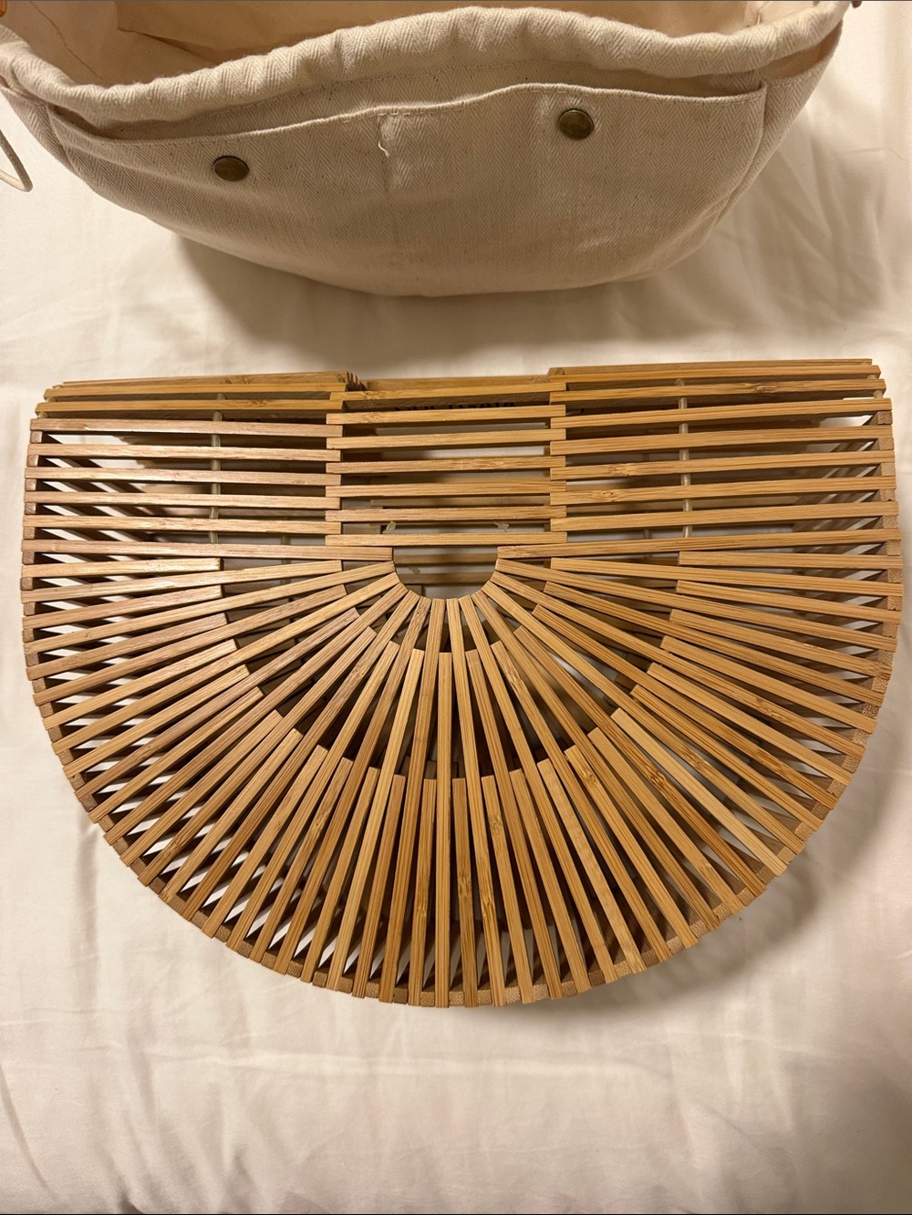 Cult Gaia Bamboo Half-Moon Handbag - Women Bags
